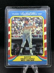Keith Hernandez Baseball Cards 1987 Fleer Limited Edition Prices