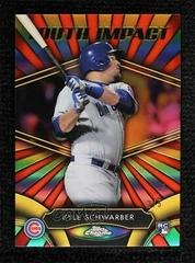 Kyle Schwarber [Red Refractor] Baseball Cards 2016 Topps Chrome Youth Impact Prices