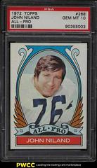 John Niland [All Pro] #268 Football Cards 1972 Topps Prices