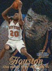 Allan Houston [Row 1] #67 Basketball Cards 1997 Flair Showcase Prices