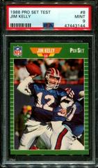 Jim Kelly #8 Football Cards 1988 Pro Set Test Prices