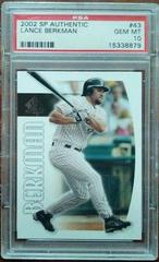 Lance Berkman #43 Baseball Cards 2002 SP Authentic Prices