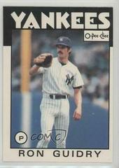 Ron Guidry Baseball Cards 1986 O Pee Chee Prices