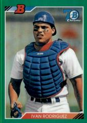 Ivan Rodriguez [Green] #92B-IR Baseball Cards 2017 Bowman 1992 Chrome Prices