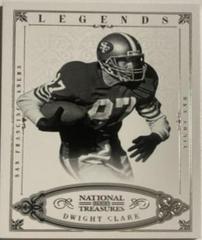 Dwight Clark Football Cards 2012 Panini National Treasures Prices
