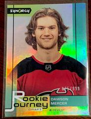 Dawson Mercer Hockey Cards 2021 Upper Deck Synergy Rookie Journey Draft Prices