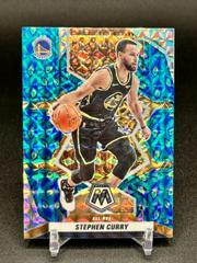 Stephen Curry [Choice Peacock] #284 Basketball Cards 2021 Panini Mosaic Prices