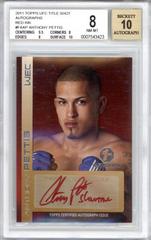 Anthony Pettis [Red Ink] Ufc Cards 2011 Topps UFC Title Shot Autographs Prices