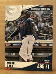 Miguel Sano #SS-5 Baseball Cards 2022 Topps Significant Statistics Prices