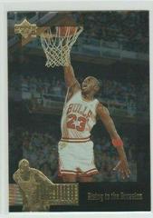 Michael [Rising to the Occasion] #JC7 Basketball Cards 1995 Upper Deck Jordan Collection Prices