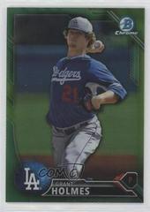 Grant Holmes [Chrome Green Refractor] Baseball Cards 2016 Bowman Prospects Prices