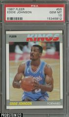 Eddie Johnson Basketball Cards 1987 Fleer Prices