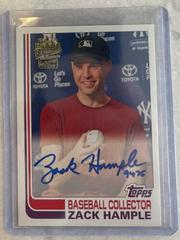 Zack Hample Baseball Cards 2017 Topps Archives Fan Favorites Autographs Prices