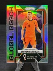 Steven Berghuis [Silver] Soccer Cards 2022 Panini Prizm World Cup Global Reach Prices