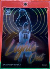 DeMar DeRozan [Gold] #15 Basketball Cards 2022 Panini Donruss Optic Lights Out Prices