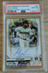 Kyle Lewis #KL Baseball Cards 2020 Bowman Sterling Rookie Autographs Prices
