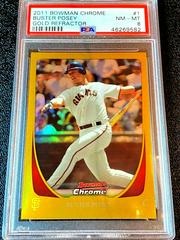 Buster Posey [Gold Refractor] Baseball Cards 2011 Bowman Chrome Prices