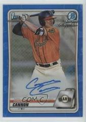 Connor Cannon #BSPA-CC Baseball Cards 2020 Bowman Sapphire Autographs Prices