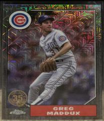 Greg Maddux [Black] #T87C-36 Baseball Cards 2022 Topps Update 1987 Chrome Prices