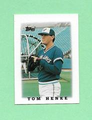 Tom Henke #38 Baseball Cards 1988 Topps Mini League Leaders Prices