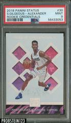 Shai Gilgeous Alexander Basketball Cards 2018 Panini Status Rookie Credentials Prices