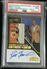 Brett Favre [Gold] Football Cards 2018 Panini Contenders Canton Autographs Prices
