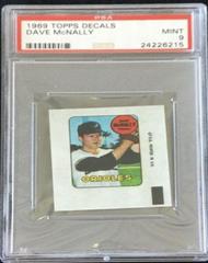 Dave McNally Baseball Cards 1969 Topps Decals Prices
