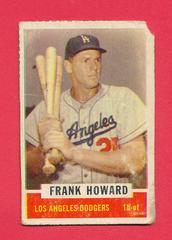 Frank Howard [Hand Cut] Baseball Cards 1962 Bazooka Prices