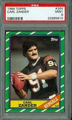 Carl Zander #264 Football Cards 1986 Topps Prices