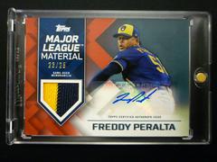 Freddy Peralta #MLMA-FP Baseball Cards 2022 Topps Major League Material Autographs Prices