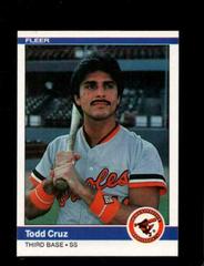 Todd Cruz #3 Baseball Cards 1984 Fleer Prices