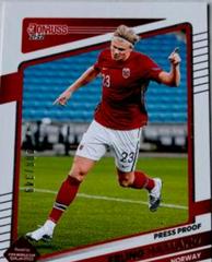 Erling Haaland [Press Proof Gold] Soccer Cards 2021 Panini Donruss Road to Qatar Prices