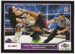 AJ Lee [Bronze] #108 Wrestling Cards 2014 Topps WWE Road to Wrestlemania Prices