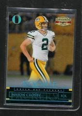 Mason Crosby [Platinum Holofoil X's] Football Cards 2007 Panini Donruss Gridiron Gear Prices