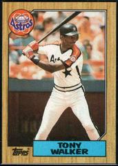 Tony Walker Baseball Cards 1987 Topps Prices