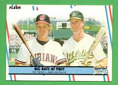 Pat Tabler, Mark Mcgwire #633 Baseball Cards 1988 Fleer Prices