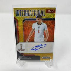 Conor Coady [Gold Prizm] Soccer Cards 2022 Panini Prizm World Cup International Ink Autograph Prices