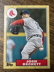 Josh Beckett #TM-82 Baseball Cards 2012 Topps 1987 Minis Prices
