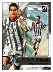 Dusan Vlahovic #22 Soccer Cards 2022 Panini Donruss Pitch Kings Prices