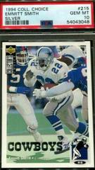 Emmitt Smith [Silver] Football Cards 1994 Collector's Choice Prices