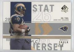 Marshall Faulk [26 Tds] Football Cards 2001 SP Authentic Stat Jerseys Prices