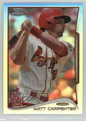 Matt Carpenter [Refractor] #6 Baseball Cards 2014 Topps Chrome Prices