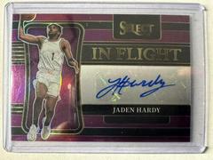 Jaden Hardy [Purple] #IN-JHA Basketball Cards 2022 Panini Chronicles Draft Picks In Flight Signatures Prices