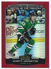 Wyatt Johnston [Red Prism] #294 Hockey Cards 2022 O-Pee-Chee Platinum Prices