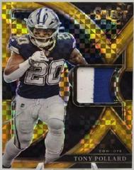Tony Pollard [Gold] #SS-27 Football Cards 2022 Panini Select Swatches Prizm Prices