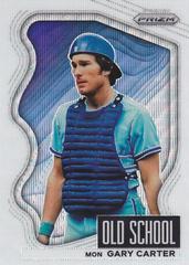 Gary Carter [White Sparkle Prizm] #OS-10 Baseball Cards 2022 Panini Prizm Old School Prices
