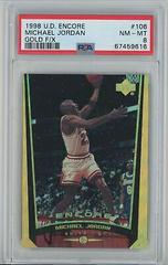Michael Jordan [Gold F/X] #106 Basketball Cards 1998 Upper Deck Encore Prices