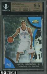 Russell Westbrook [Blue Refractor] Basketball Cards 2007 Finest Prices