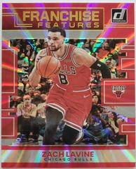 Zach LaVine [Pink Laser] Basketball Cards 2022 Panini Donruss Franchise Features Prices