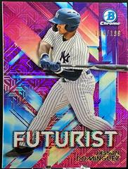 Jasson Dominguez [Pink Refractor Mega Box Mojo] #FUT-JD Baseball Cards 2021 Bowman Chrome Futurist Prices